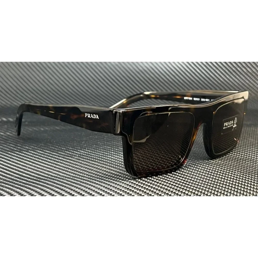 Prada Havana Brown Men's 52mm Sunglasses